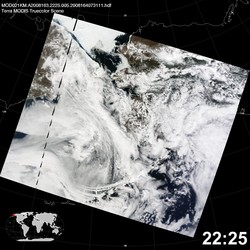 Level 1B Image at: 2225 UTC