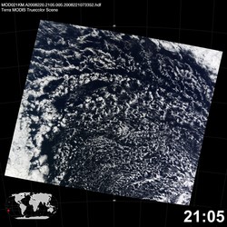 Level 1B Image at: 2105 UTC