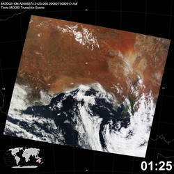 Level 1B Image at: 0125 UTC