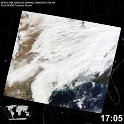 Level 1B Image at: 1705 UTC