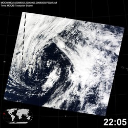 Level 1B Image at: 2205 UTC