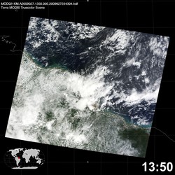 Level 1B Image at: 1350 UTC