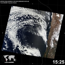 Level 1B Image at: 1525 UTC