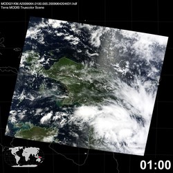 Level 1B Image at: 0100 UTC