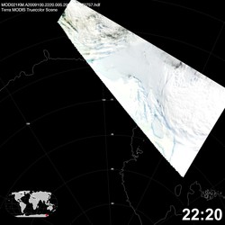 Level 1B Image at: 2220 UTC