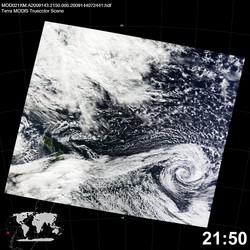 Level 1B Image at: 2150 UTC