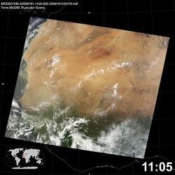 Level 1B Image at: 1105 UTC