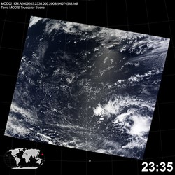 Level 1B Image at: 2335 UTC