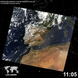 Level 1B Image at: 1105 UTC