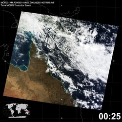 Level 1B Image at: 0025 UTC