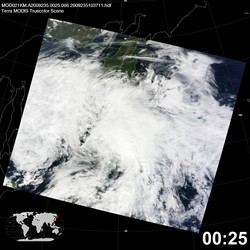 Level 1B Image at: 0025 UTC