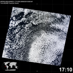 Level 1B Image at: 1710 UTC