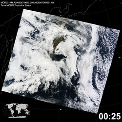 Level 1B Image at: 0025 UTC