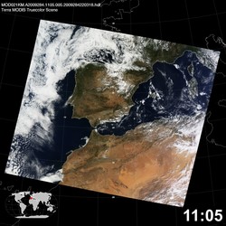 Level 1B Image at: 1105 UTC