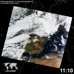 Level 1B Image at: 1110 UTC