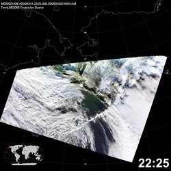 Level 1B Image at: 2225 UTC