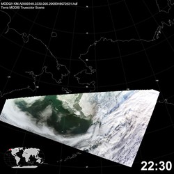 Level 1B Image at: 2230 UTC