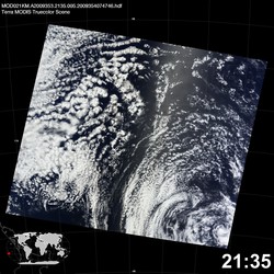 Level 1B Image at: 2135 UTC