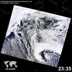 Level 1B Image at: 2335 UTC