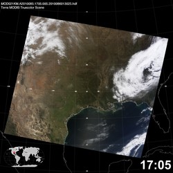 Level 1B Image at: 1705 UTC