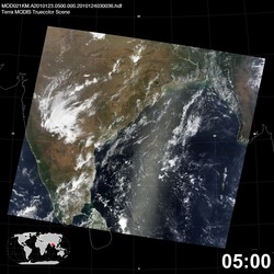 Level 1B Image at: 0500 UTC