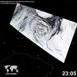 Level 1B Image at: 2305 UTC