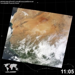 Level 1B Image at: 1105 UTC