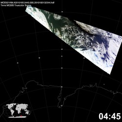 Level 1B Image at: 0445 UTC