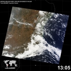 Level 1B Image at: 1305 UTC