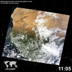 Level 1B Image at: 1105 UTC