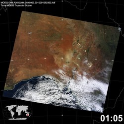 Level 1B Image at: 0105 UTC