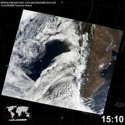 Level 1B Image at: 1510 UTC