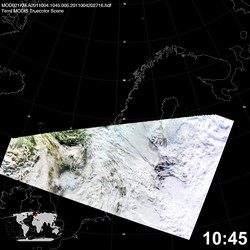 Level 1B Image at: 1045 UTC