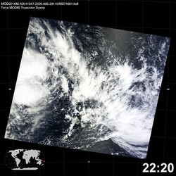 Level 1B Image at: 2220 UTC