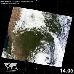 Level 1B Image at: 1405 UTC