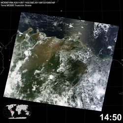 Level 1B Image at: 1450 UTC