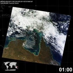 Level 1B Image at: 0100 UTC