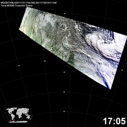 Level 1B Image at: 1705 UTC