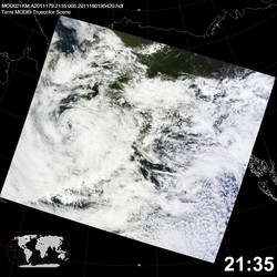 Level 1B Image at: 2135 UTC