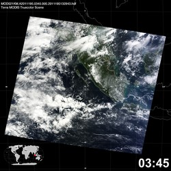 Level 1B Image at: 0345 UTC