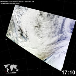 Level 1B Image at: 1710 UTC