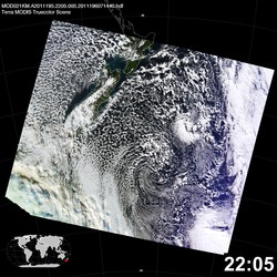 Level 1B Image at: 2205 UTC