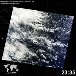 Level 1B Image at: 2335 UTC