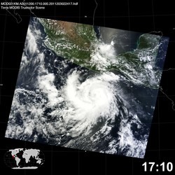 Level 1B Image at: 1710 UTC