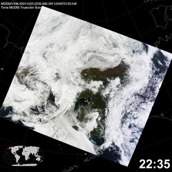 Level 1B Image at: 2235 UTC