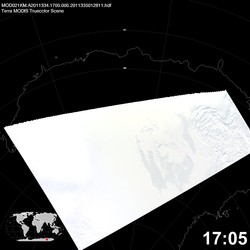 Level 1B Image at: 1705 UTC