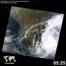 Level 1B Image at: 0525 UTC