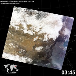 Level 1B Image at: 0345 UTC