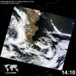 Level 1B Image at: 1410 UTC