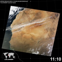 Level 1B Image at: 1110 UTC